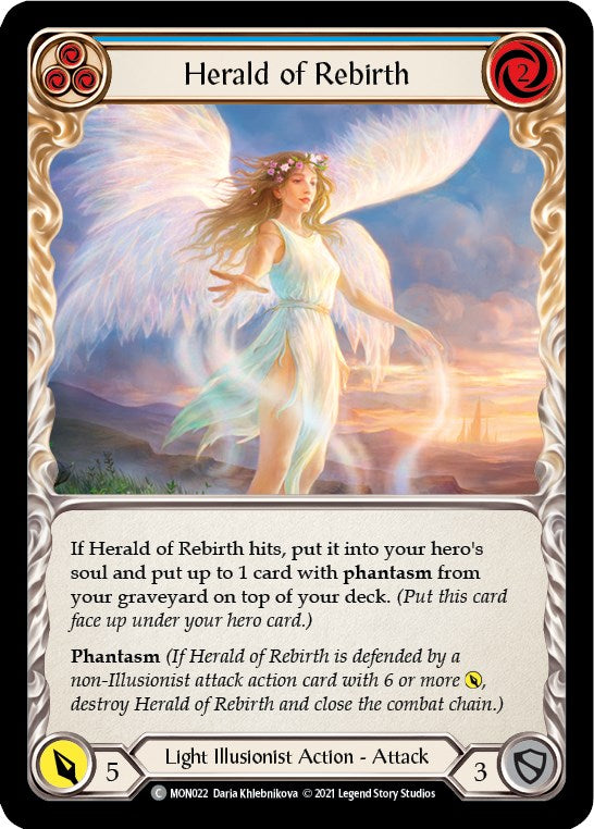 Flesh and Blood TCG: Herald of Rebirth (Blue) image