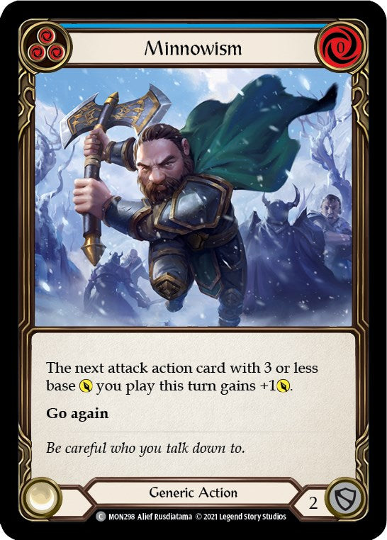 Flesh and Blood TCG: Minnowism (Blue) image