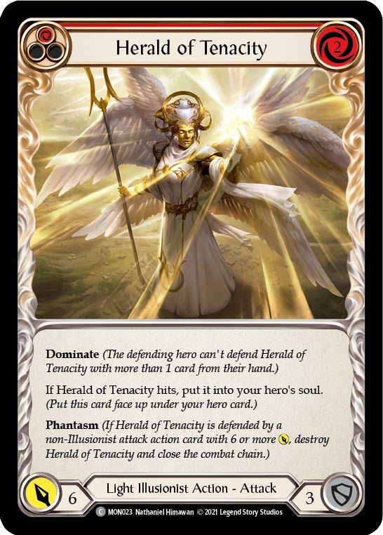 Flesh and Blood TCG: Herald of Tenacity (Red) image