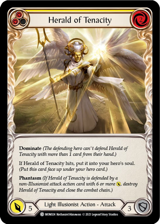 Flesh and Blood TCG: Herald of Tenacity (Yellow) image