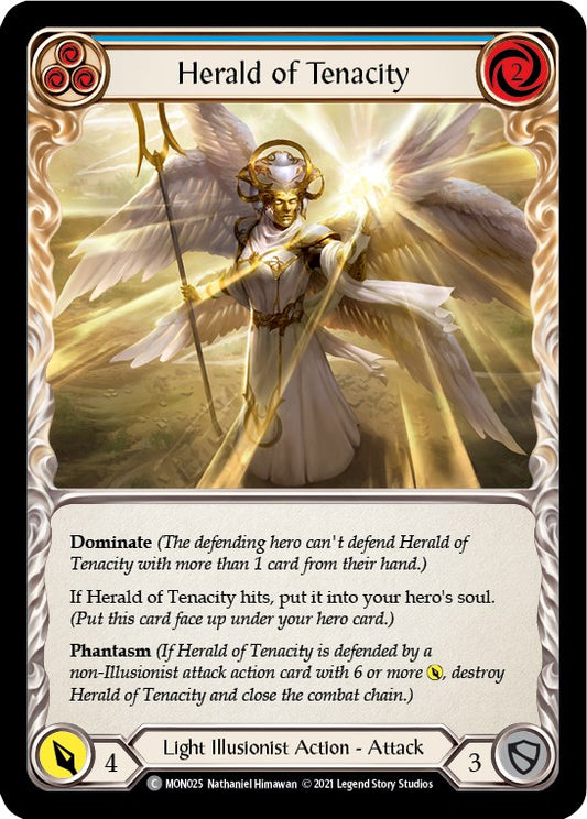 Flesh and Blood TCG: Herald of Tenacity (Blue) image