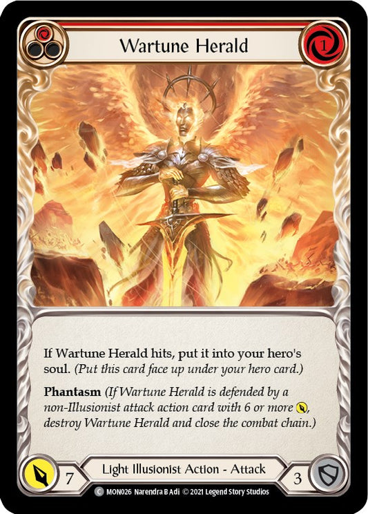 Flesh and Blood TCG: Wartune Herald (Red) image