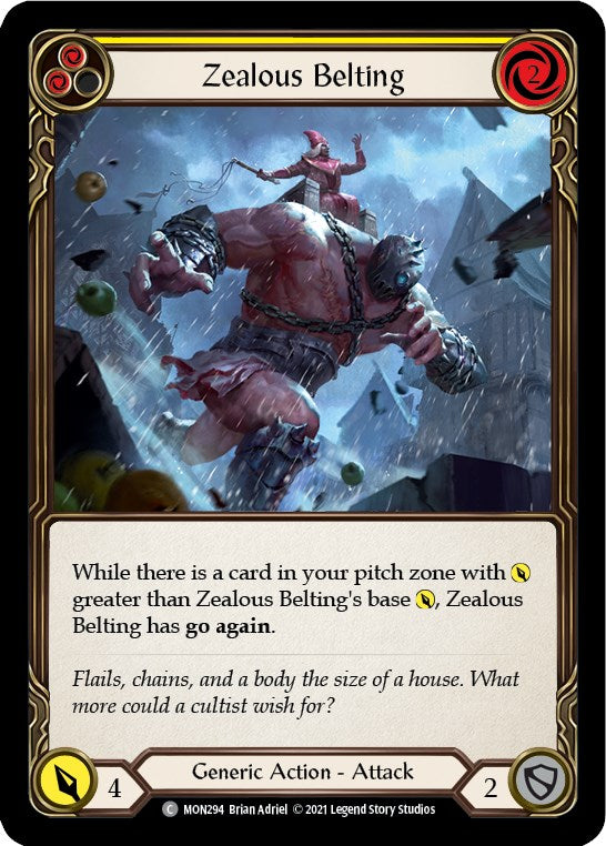 Flesh and Blood TCG: Zealous Belting (Yellow) image