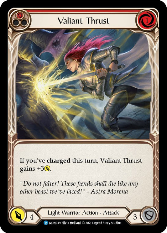 Flesh and Blood TCG: Valiant Thrust (Red) image