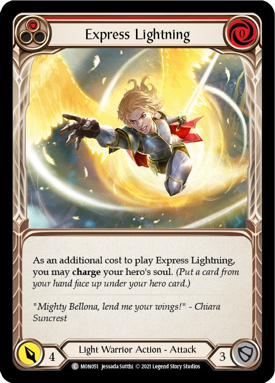 Flesh and Blood TCG: Express Lightning (Red) image