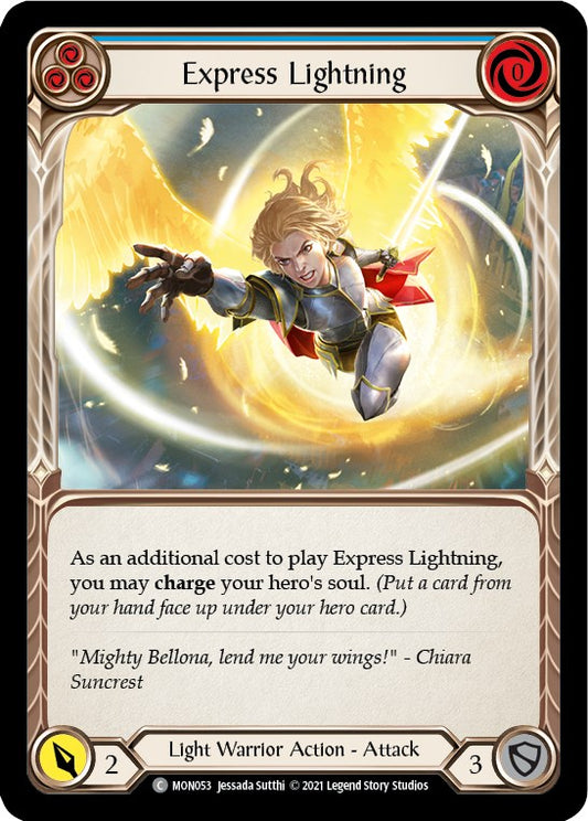 Flesh and Blood TCG: Express Lightning (Blue) image