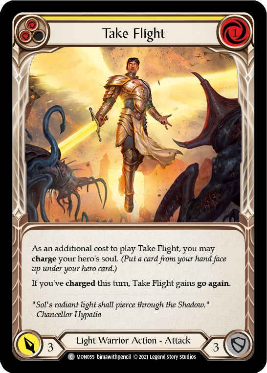 Flesh and Blood TCG: Take Flight (Yellow) image
