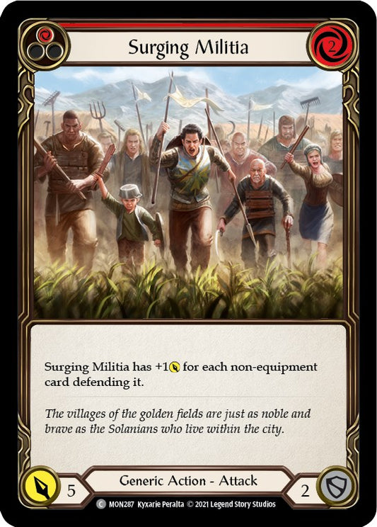 Flesh and Blood TCG: Surging Militia (Red) image