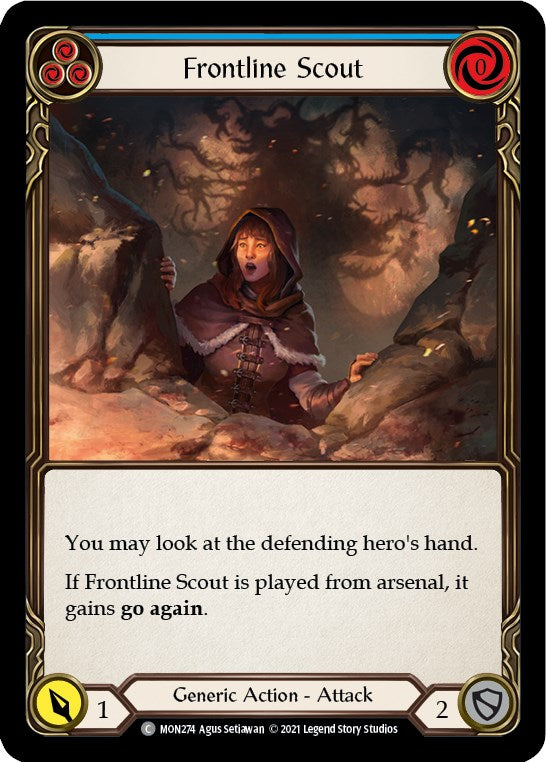 Flesh and Blood TCG: Frontline Scout (Blue) image