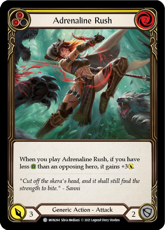 Flesh and Blood TCG: Adrenaline Rush (Yellow) image
