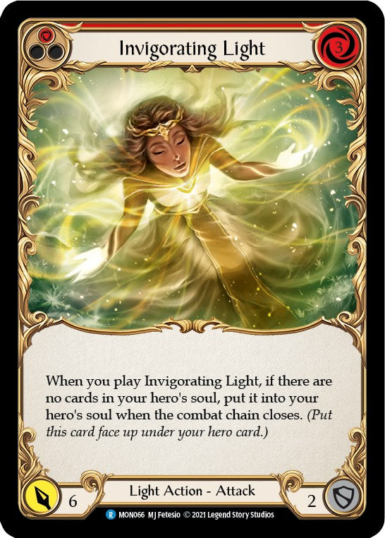Flesh and Blood TCG: Invigorating Light (Red) image