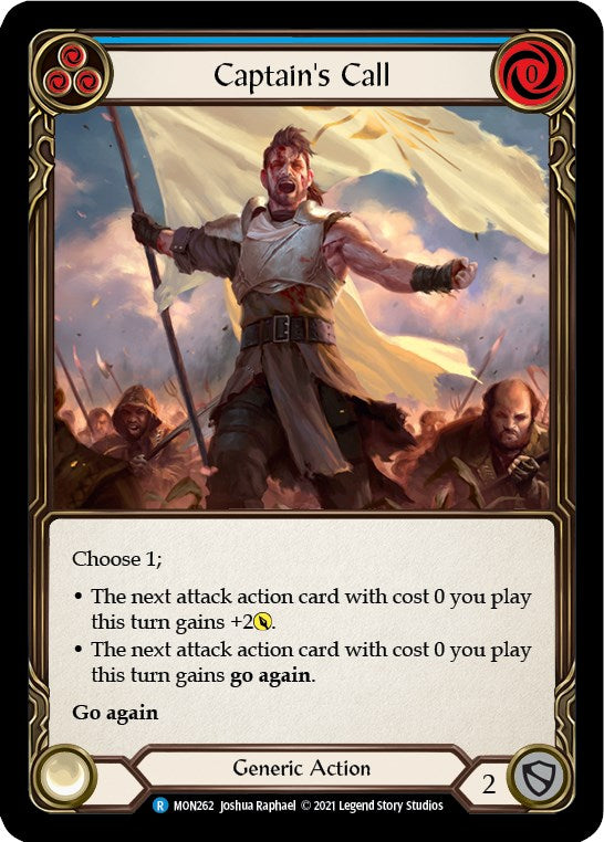 Flesh and Blood TCG: Captain's Call (Blue) image