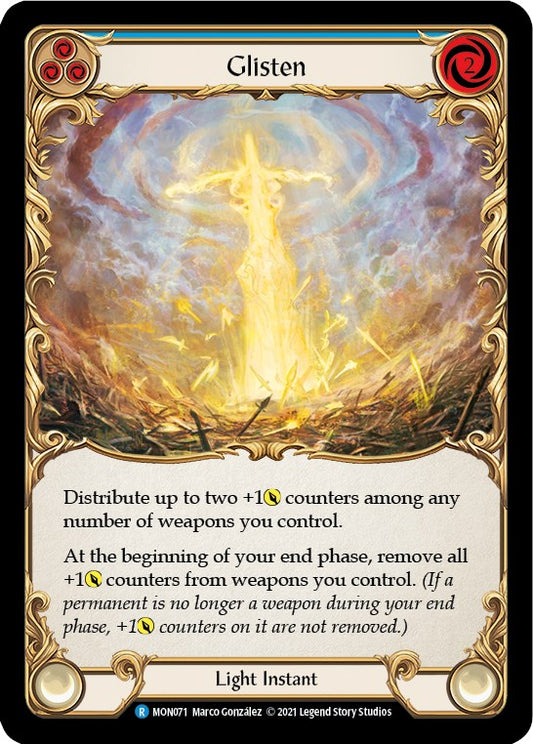 Flesh and Blood TCG: Glisten (Blue) image