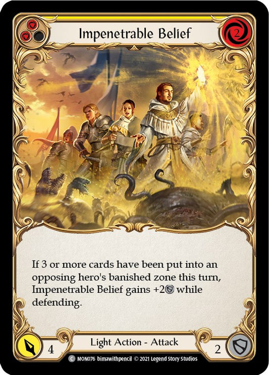 Flesh and Blood TCG: Impenetrable Belief (Yellow) image