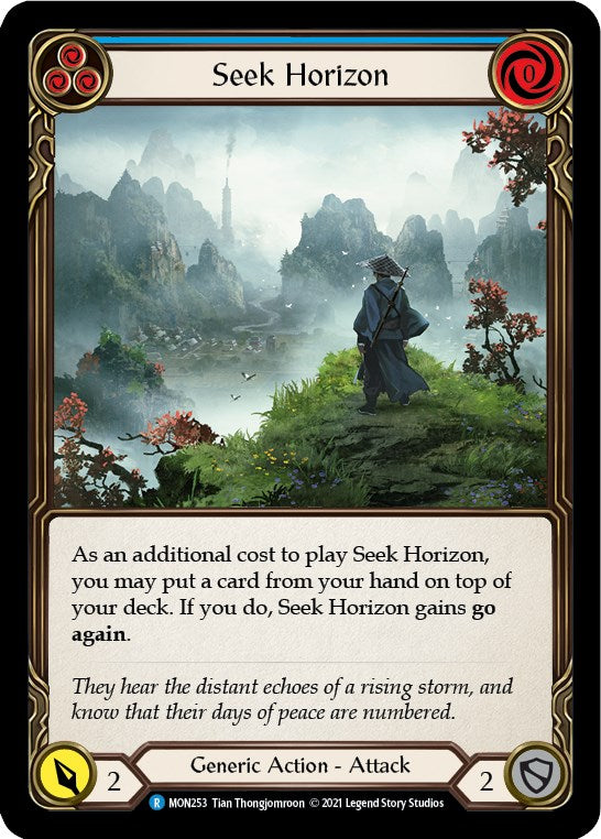 Flesh and Blood TCG: Seek Horizon (Blue) image