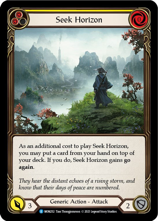 Flesh and Blood TCG: Seek Horizon (Yellow) image