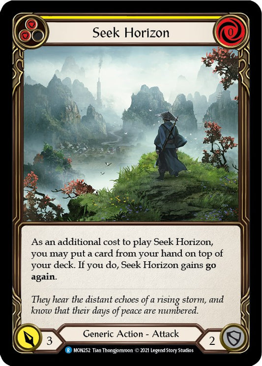 Flesh and Blood TCG: Seek Horizon (Yellow) image