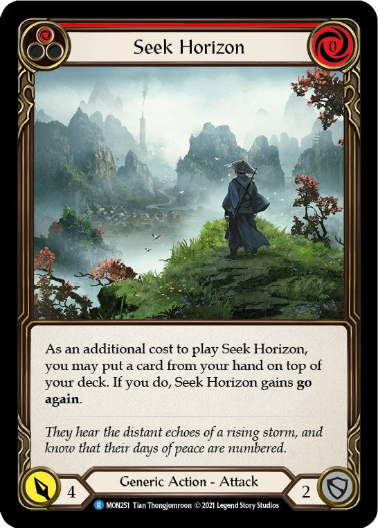 Flesh and Blood TCG: Seek Horizon (Red) image