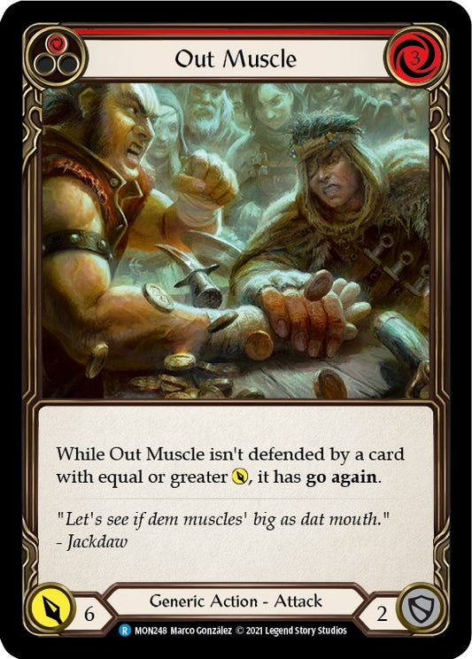 Flesh and Blood TCG: Out Muscle (Red) image