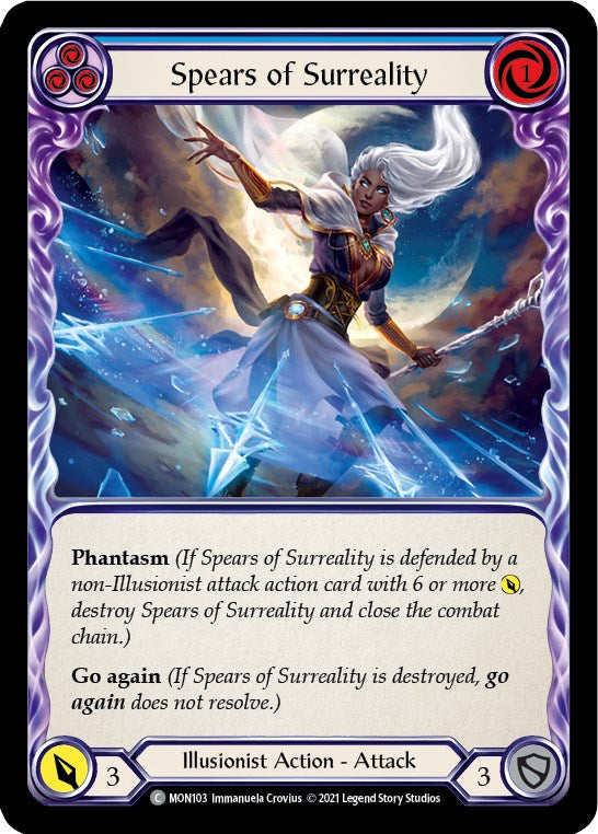 Flesh and Blood TCG: Spears of Surreality (Blue) image