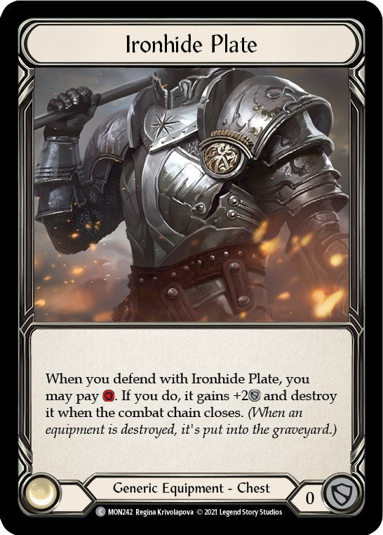 Flesh and Blood TCG: Ironhide Plate image