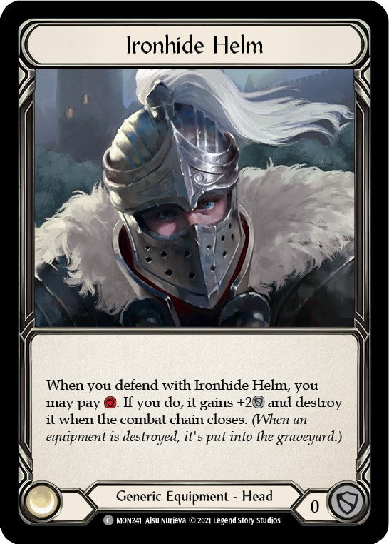 Flesh and Blood TCG: Ironhide Helm image
