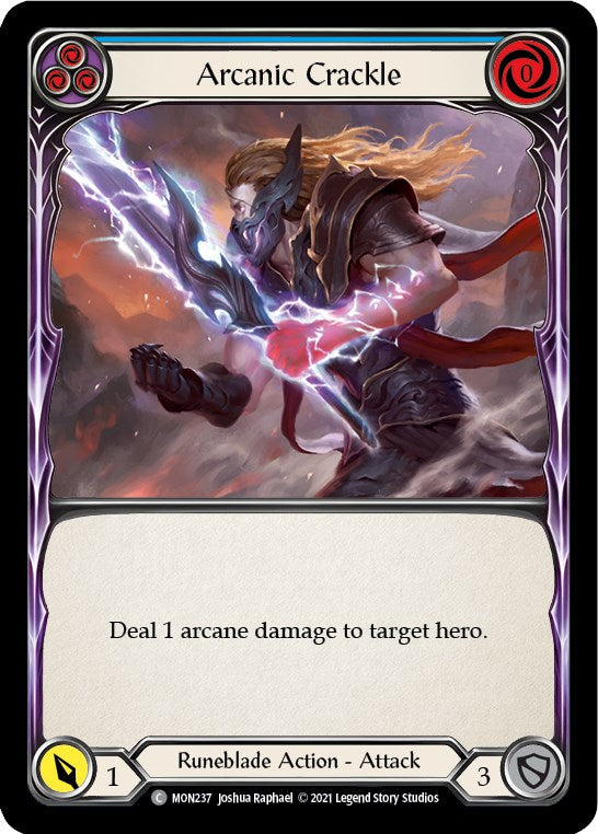 Flesh and Blood TCG: Arcanic Crackle (Blue) image