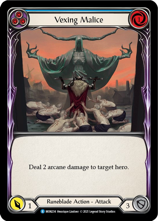 Flesh and Blood TCG: Vexing Malice (Blue) image