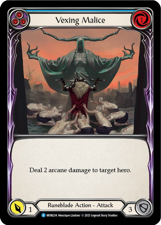 Flesh and Blood TCG: Vexing Malice (Blue) image