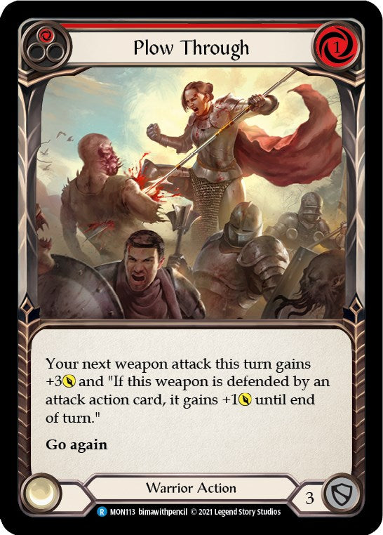 Flesh and Blood TCG: Plow Through (Red) image