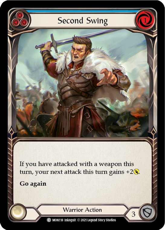 Flesh and Blood TCG: Second Swing (Blue) image