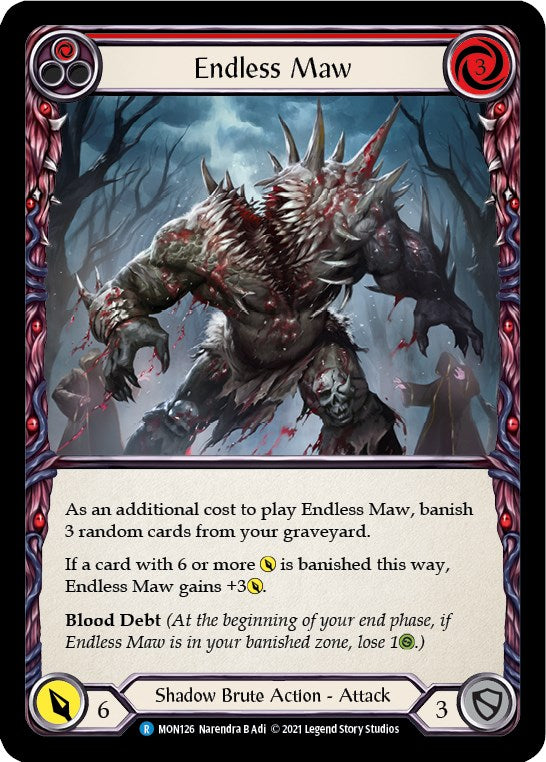 Flesh and Blood TCG: Endless Maw (Red) image