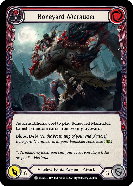Flesh and Blood TCG: Boneyard Marauder (Red) image