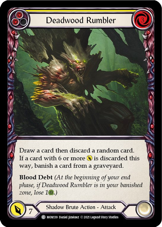 Flesh and Blood TCG: Deadwood Rumbler (Yellow) image