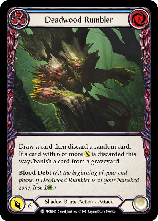 Flesh and Blood TCG: Deadwood Rumbler (Blue) image