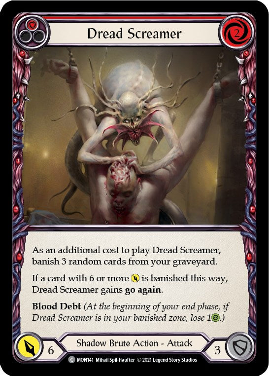 Flesh and Blood TCG: Dread Screamer (Red) image
