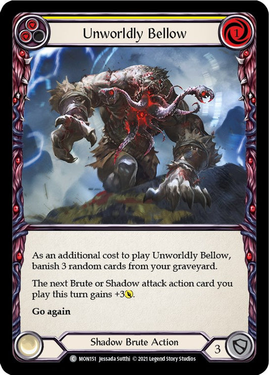 Flesh and Blood TCG: Unworldly Bellow (Yellow) image
