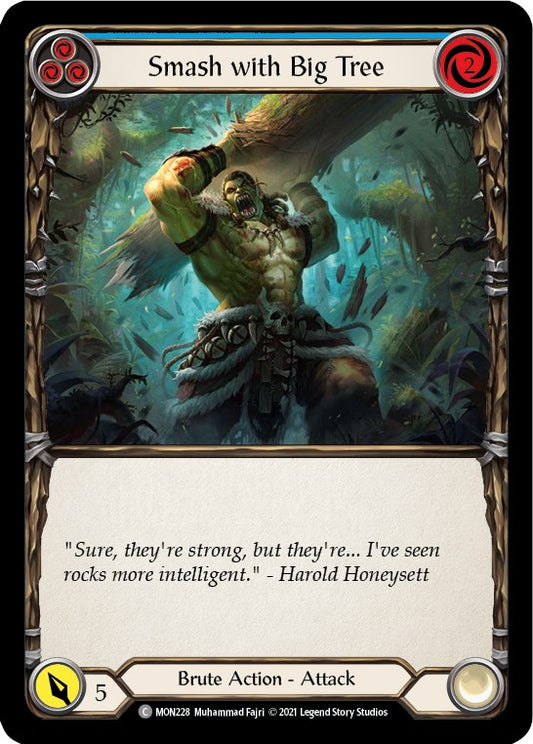 Flesh and Blood TCG: Smash with Big Tree (Blue) image