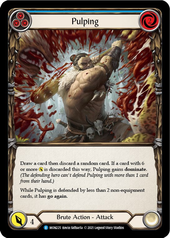 Flesh and Blood TCG: Pulping (Blue) image