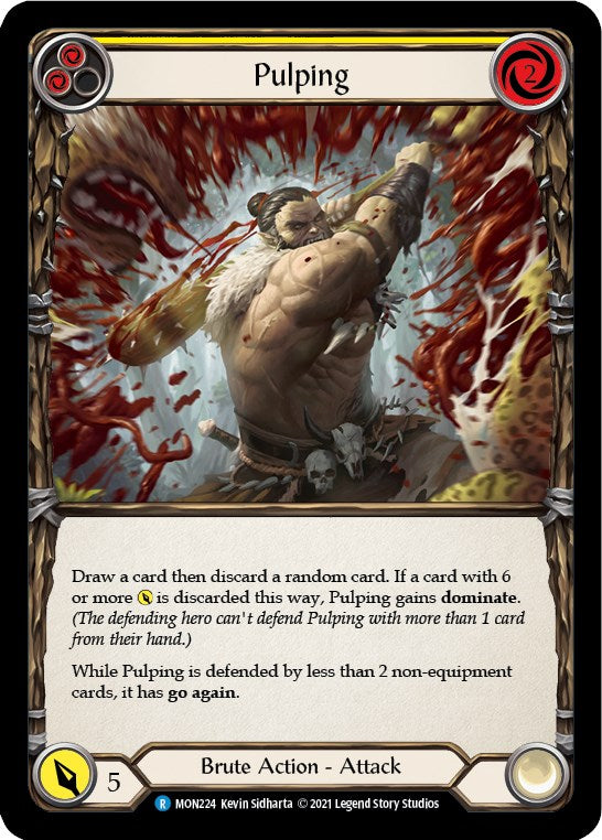 Flesh and Blood TCG: Pulping (Yellow) image