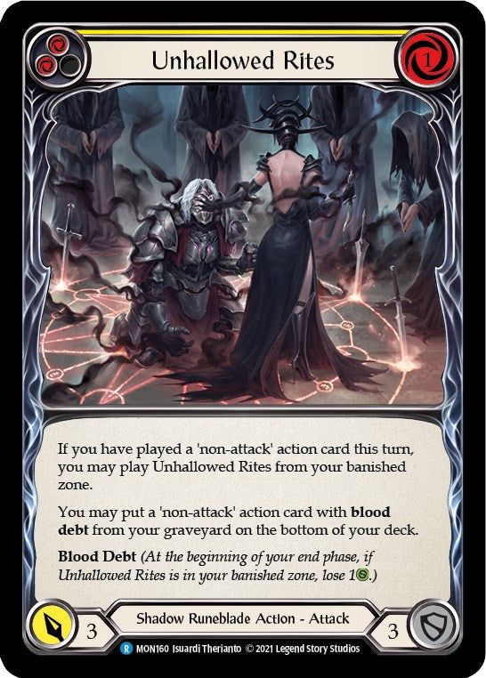 Flesh and Blood TCG: Unhallowed Rites (Yellow) image