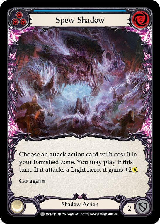 Flesh and Blood TCG: Spew Shadow (Blue) image