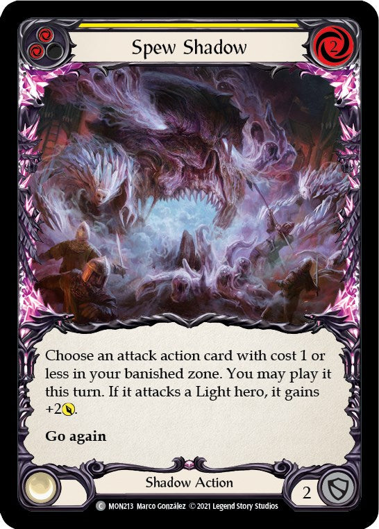 Flesh and Blood TCG: Spew Shadow (Yellow) image