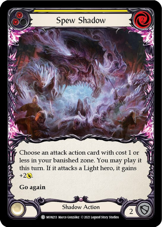Flesh and Blood TCG: Spew Shadow (Yellow) image