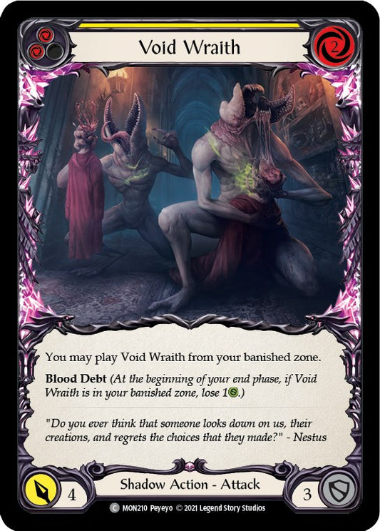 Flesh and Blood TCG: Void Wraith (Yellow) image