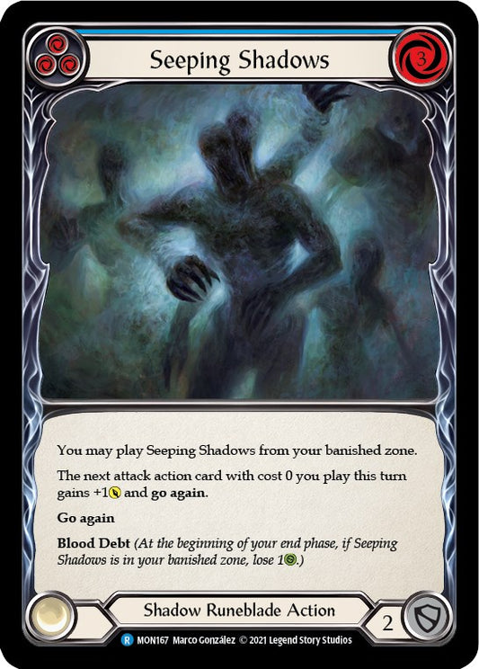 Flesh and Blood TCG: Seeping Shadows (Blue) image