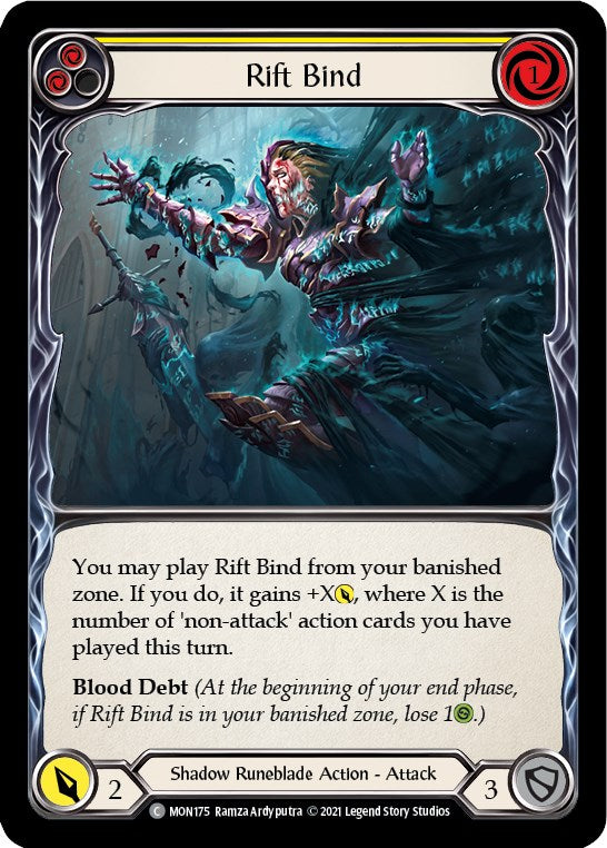 Flesh and Blood TCG: Rift Bind (Yellow) image