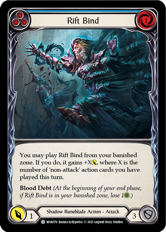 Flesh and Blood TCG: Rift Bind (Blue) image