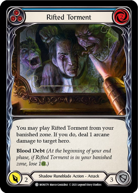 Flesh and Blood TCG: Rifted Torment (Blue) image