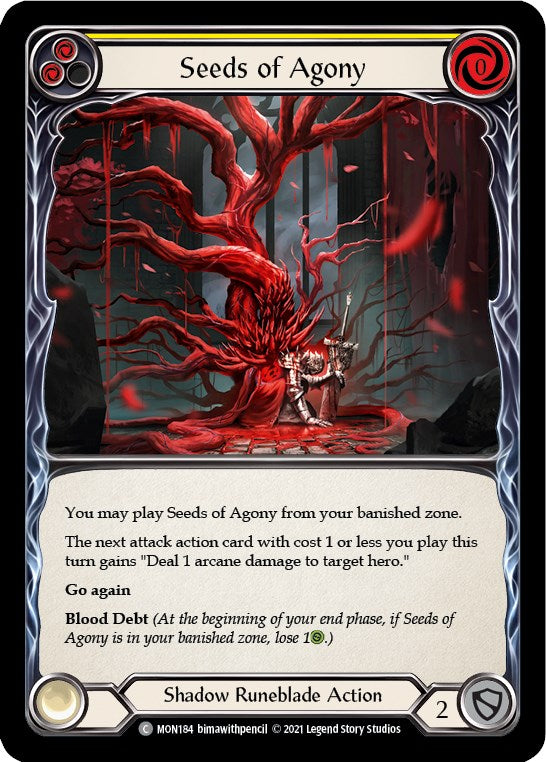 Flesh and Blood TCG: Seeds of Agony (Yellow) image